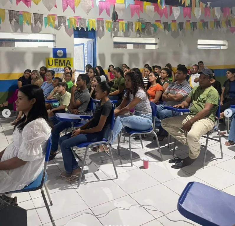 Palestra sobre Infecções Sexualmente Transmissíveis – ISTs — registro fotográfico da ação