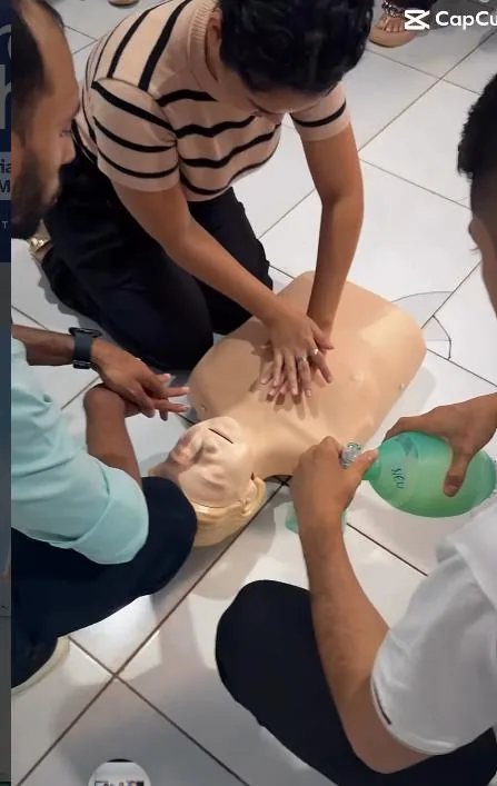 Capacitação em Primeiros Socorros — registro fotográfico da ação